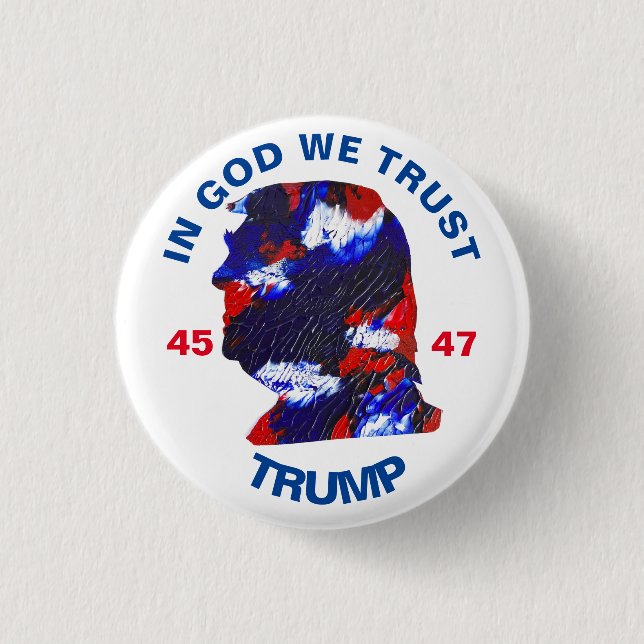 I Gud litar vi på oss Knapp (Framsida)