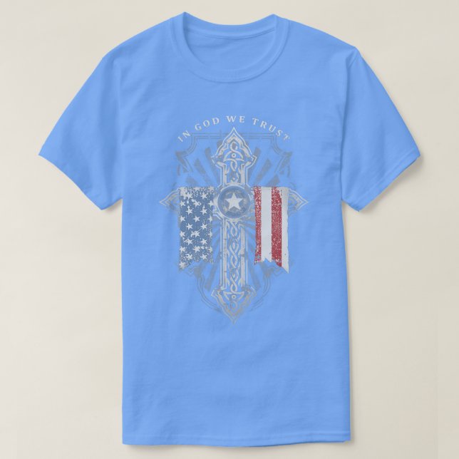 I Gud litar vi på T Shirt (Design framsida)