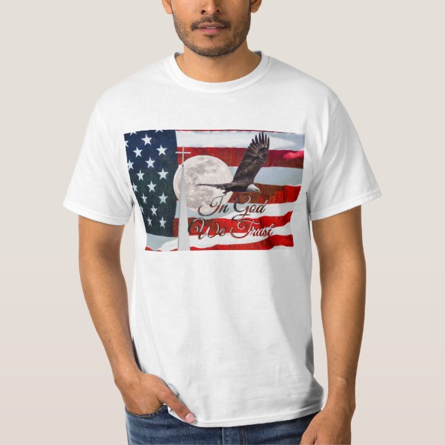I Gud litar vi på T-shirt (Framsida)