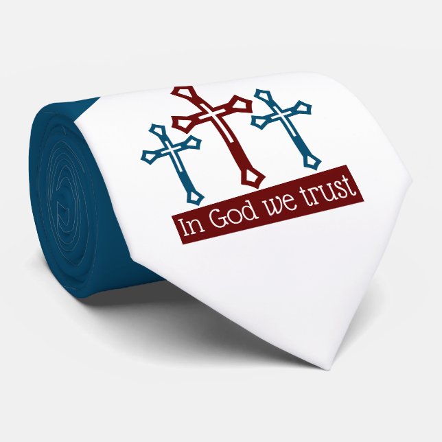 I Gud, vi litar på, Crucifix Slips (Rullad)