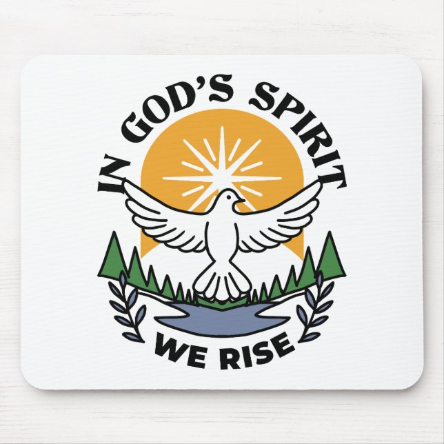 I Guds anda Stiga upp vi - tro och frihet Musmatta (Framsidan)