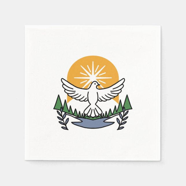 I Guds anda Stiga upp vi - tro och frihet Pappersservett (Framsidan)