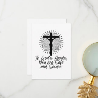 I Guds Händer Tack Kort