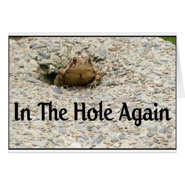 I Hål igen Hälsningskort (Framsidan Horizontal)