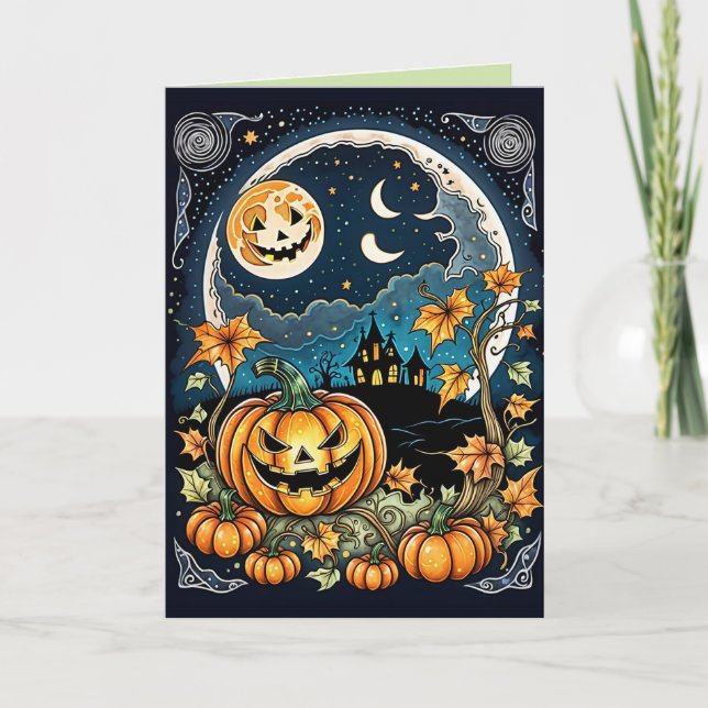 I Halloween Mood Kort (Framsida)
