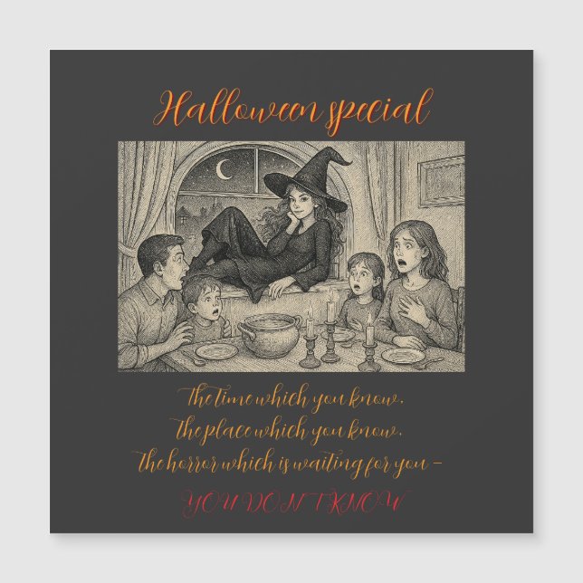 I Halloween välkomnar vi häxor! (Framsida)