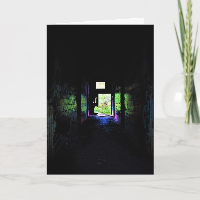 "i halsen" Födelsedags kort (Framsida)