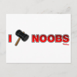 I Hammer Noobs - Spelvideospel Vykort