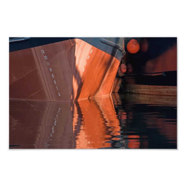 I hamnen. fototryck (Framsidan)