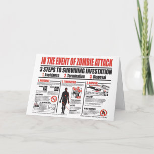I händelse av Zombie Attack NOTE-kort Kort