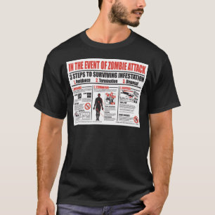 I händelsen av Zombieattack: T-SKJORTA Tee Shirt