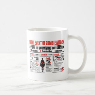 I händelsen av ZombieattackMUGGEN Kaffemugg