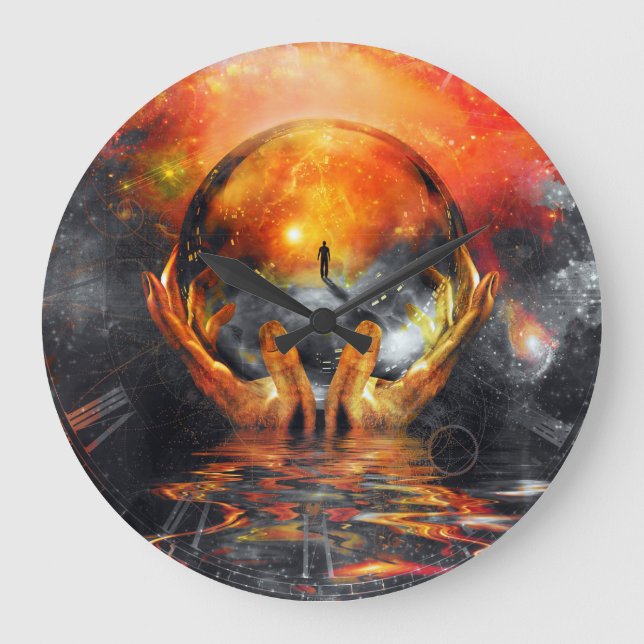 I händer till skapare stor klocka (Framsida)