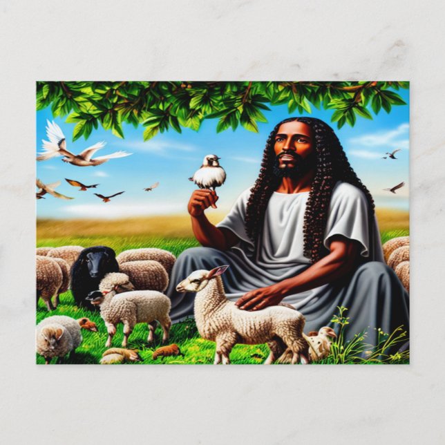 I hans nuvarande vykort (Framsida)