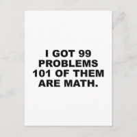 I Har 99 är 101 av dem matematik