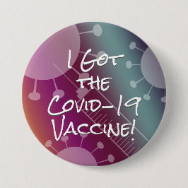 I Har av Covid-19-Vaccine PassionFrukt Ombre Knapp