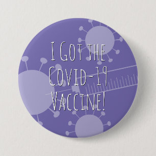 I Har av Covid-19-vaccinet, lätt Lila Knapp