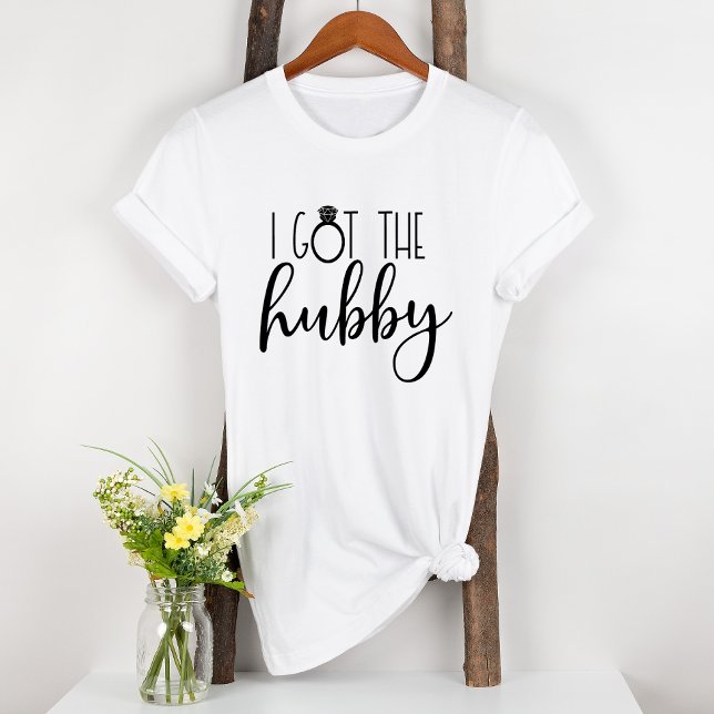 I Har av Hubby Engaged Roligt Möhippa T-Shirt (Skapare uppladdad)