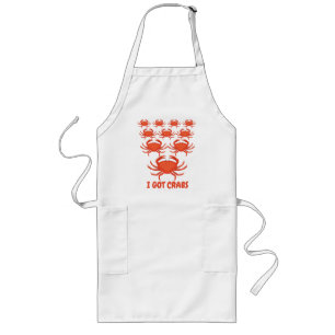 I Har Crabs Long Apron Långt Förkläde