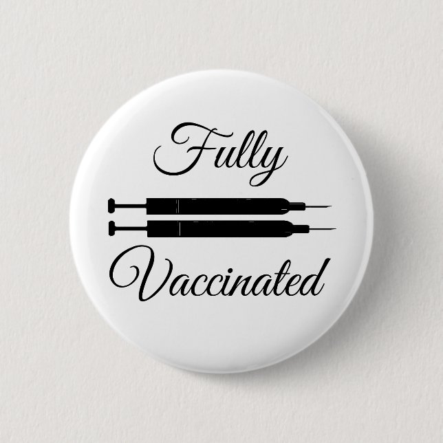 I har fullständigt vaccinerad knapp (Framsida)