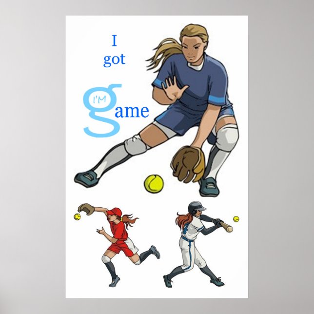 I Har Game (Softball) Poster (Framsidan)
