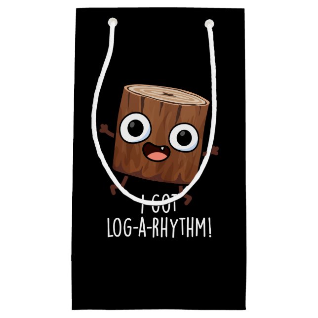 I Har Log-a-rrythm Funny Wood Pun Mörk BG (Framsidan)