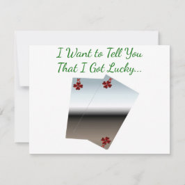 I Har Lucky Greeting Card Anteckningskort