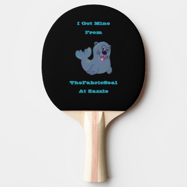I Har min från Fabric Seal på Zazzle Pingisracket (Framsidan)