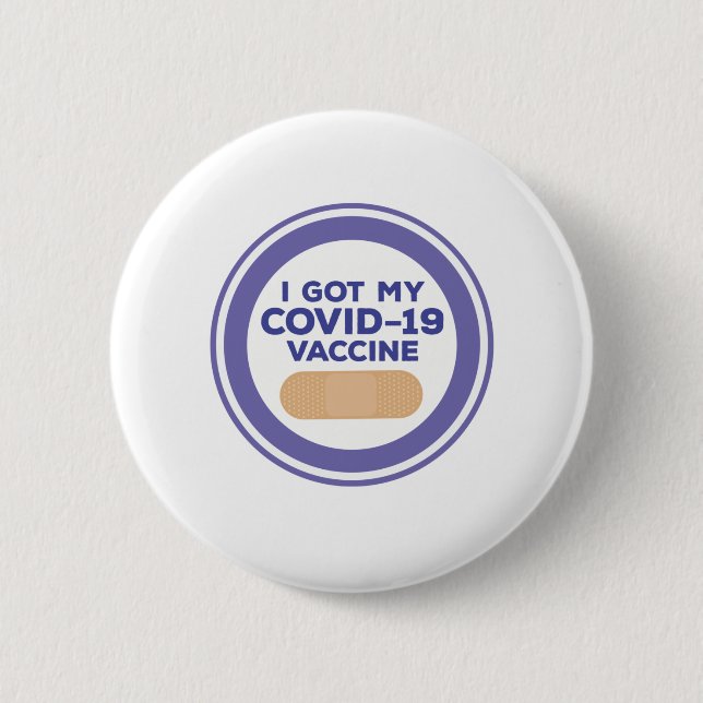 I Har Mitt Covid-19-vaccin Knapp (Framsida)