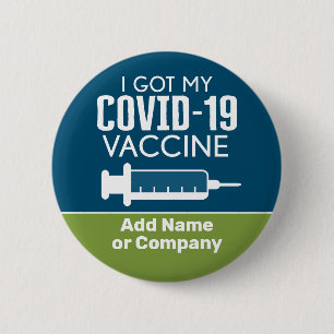 I har My Covid-19-vaccin - lägg till företag Nam Knapp