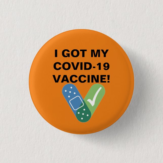 I HAR MY COVID-19 VACCINE-KNAPPEN KNAPP (Framsida)