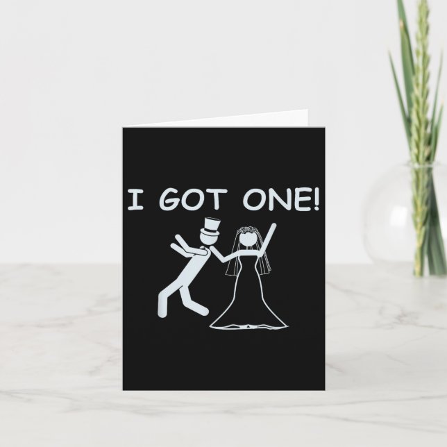 I Har One Bröllop Bride Funny Bachelorette Party Kort (Framsida)
