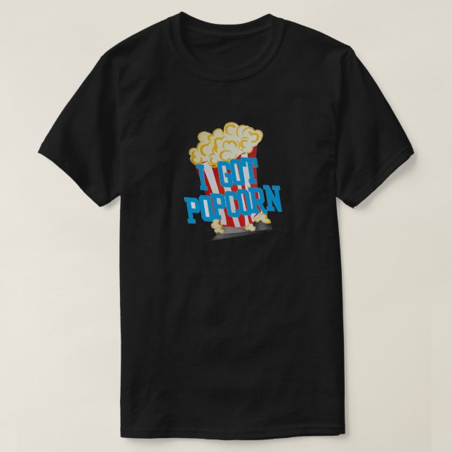 "I Har Popcorn" T-Shirt (Design framsida)
