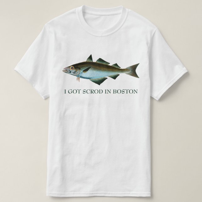 I Har Scrod i Boston T Shirt (Design framsida)