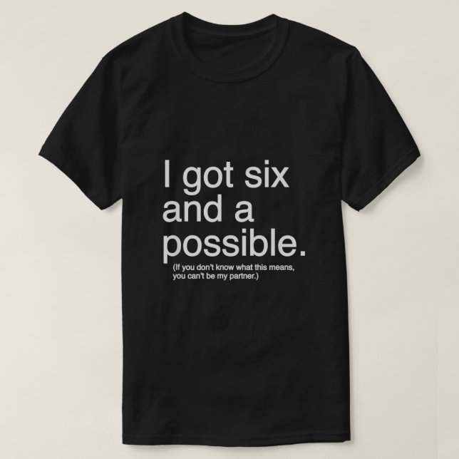 I har sex och möjliga spader t shirt (Design framsida)