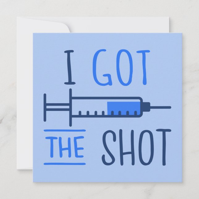 I Har Shot III - vaccinerat ProVaccin Inbjudningar (Framsida)