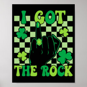 I Har Sten Bachelorette Bröllop St Patrick's D. Poster