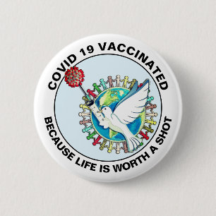 I Har Vaccinerad knapp