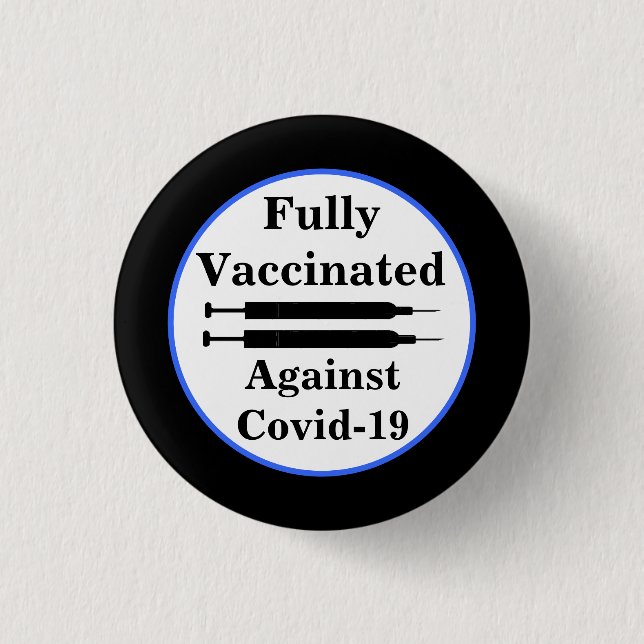 I Har vaccinerad mot Coronavirus-knapp Knapp (Framsida)