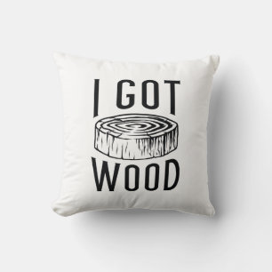 I Har Wood Kudde