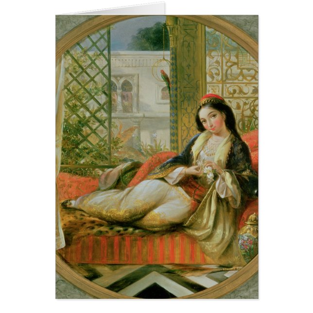 I haremen hälsningskort (Framsidan)
