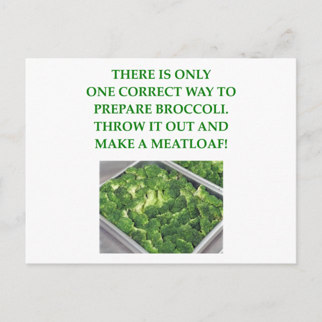 i hatbroccoli vykort (Framsida)