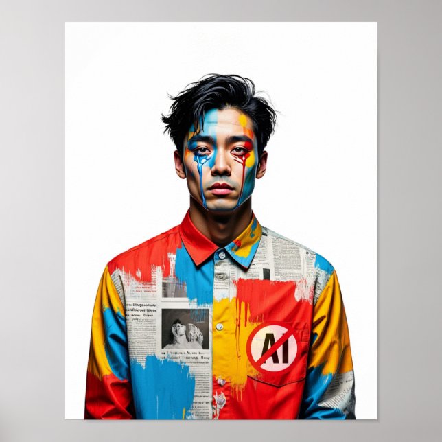 "I Hate AI Art. 4" Poster (Framsidan)