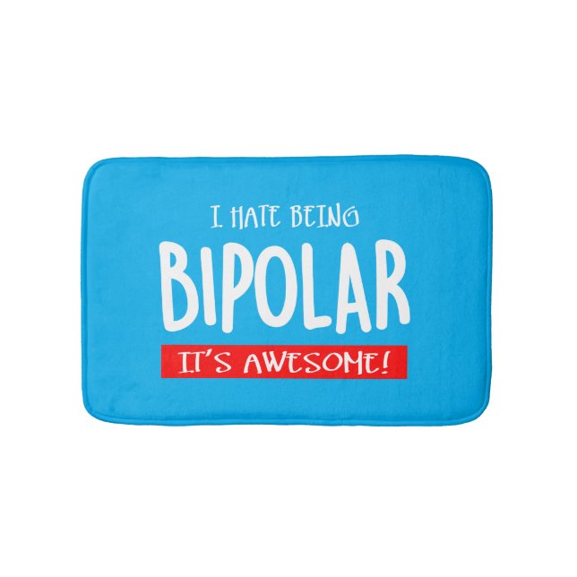 I hate being bipolar badrumsmatta (Framsidan)
