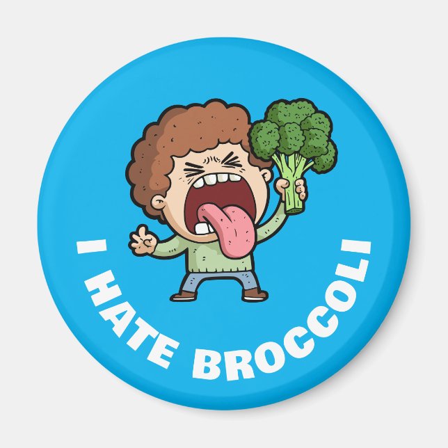 I Hate Broccoli Magnet (Framsidan)
