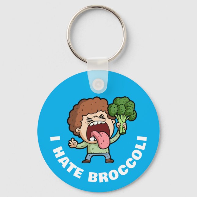 I Hate Broccoli Nyckelring (Framsida)