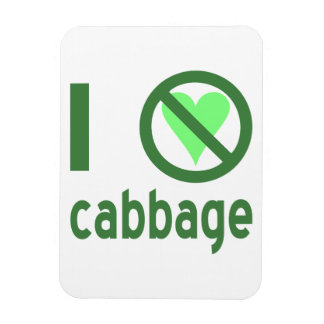I Hate Cabbage Magnet
