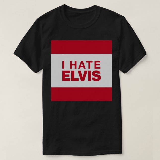 I Hate Elvis (Red) Underlägg (uppsättning med 4) T Shirt (Design framsida)