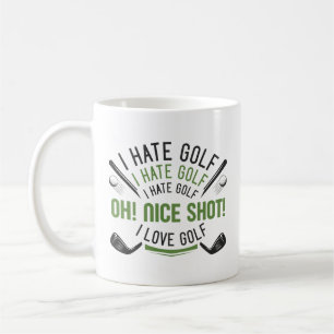 I Hate Golf Kaffemugg