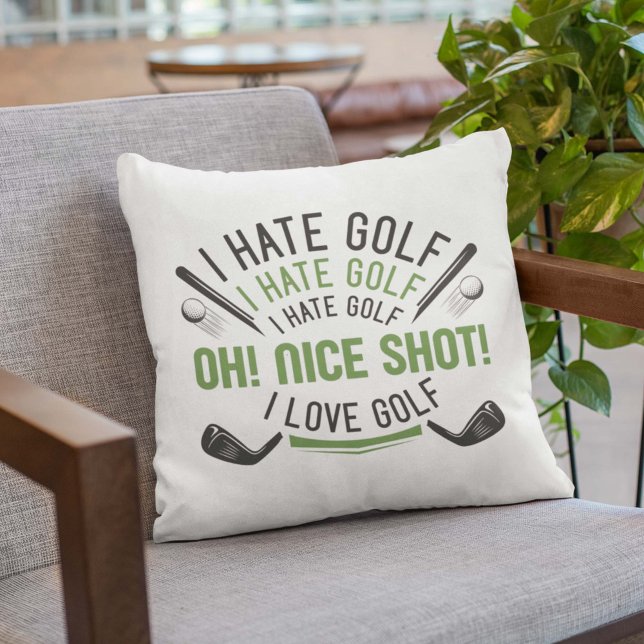 I Hate Golf Kudde (Skapare uppladdad)
